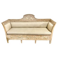 Canapé ou banc Gustavien