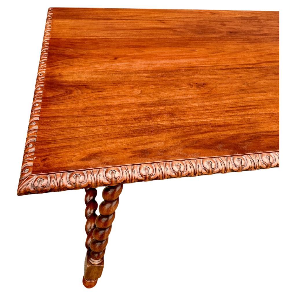 Espagnol Table de bibliothèque espagnole de style baroque en vente