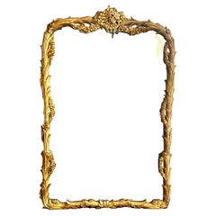 Belle Epoque Carved Gilt Wood Mirror