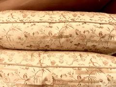 Pair of Japanese Antique Obi Silk Brocade Pillows