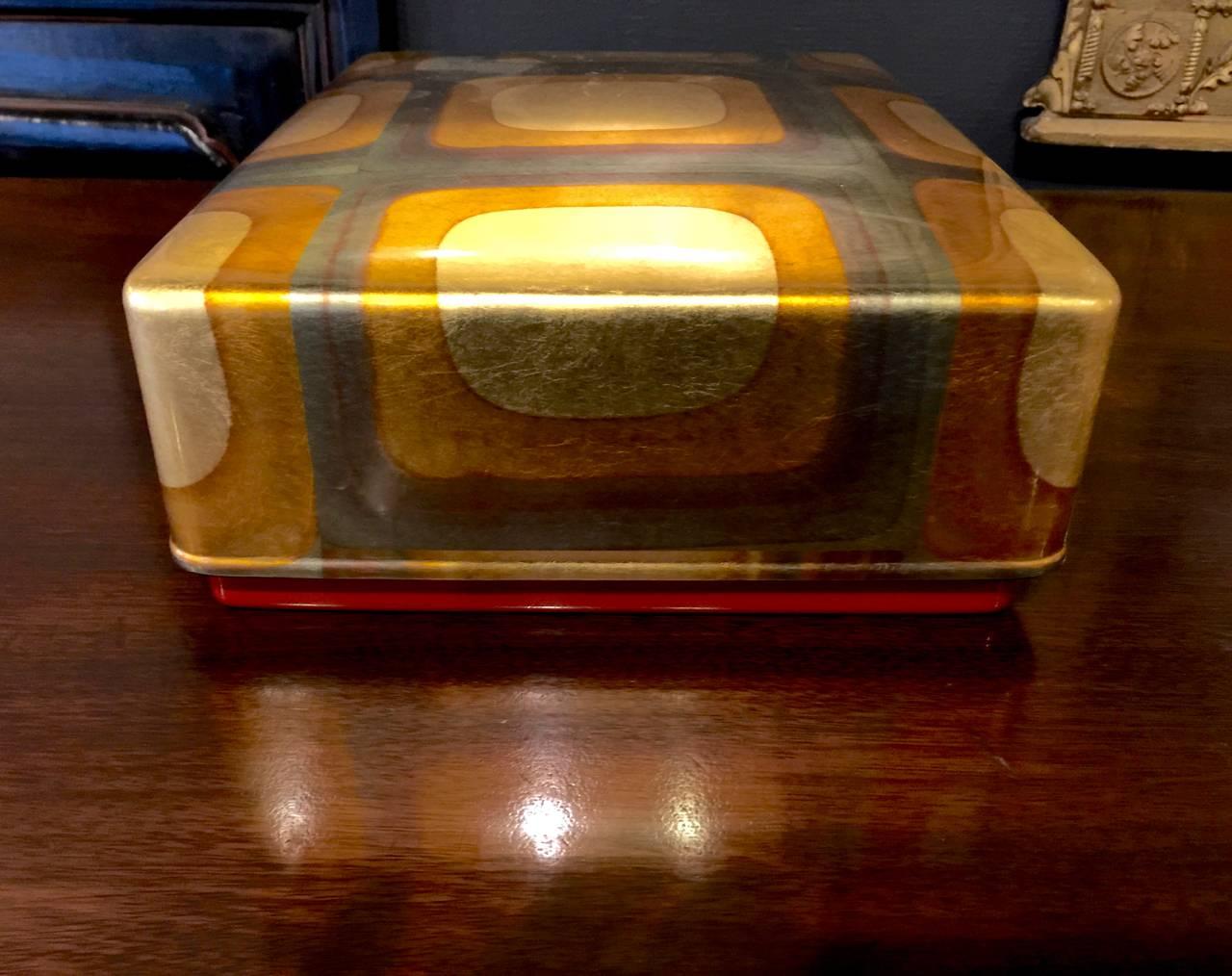 Art Deco 20th Century, Japanese Lacquer Box