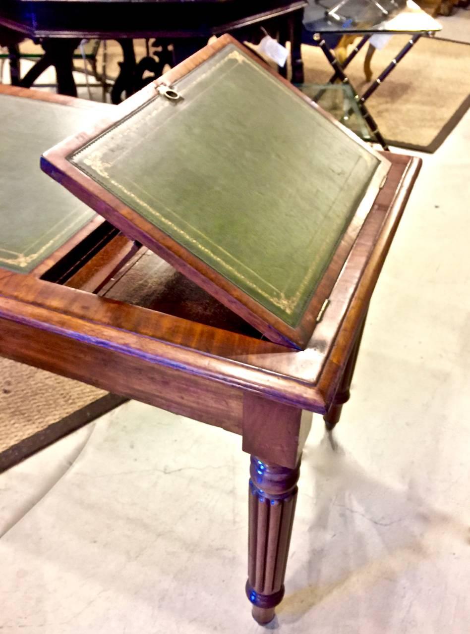 English Regency or William IV Writing Table/Desk with Book Stand