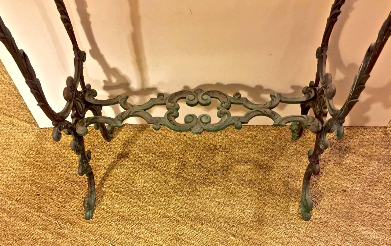 Pair of 19th Century French Bronze Console Bases In Good Condition In Pasadena, CA