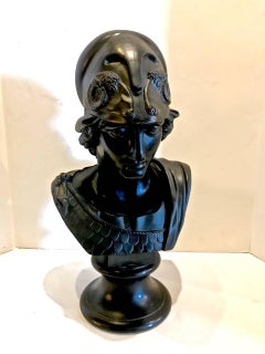 19th Century Wedgwood Basalt Bust of Minerva