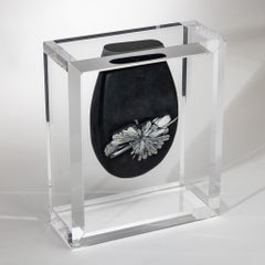 Chrysantemum Stone from China mounted in original design acrylic base