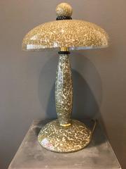 Barovier and Toso Murano Venice Vintage Blown Glass Table Lamp 1970 Period