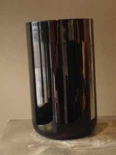 Vintage Murano Venezia Handblown Glass Vase Incamiciato Jacketed Vistosi