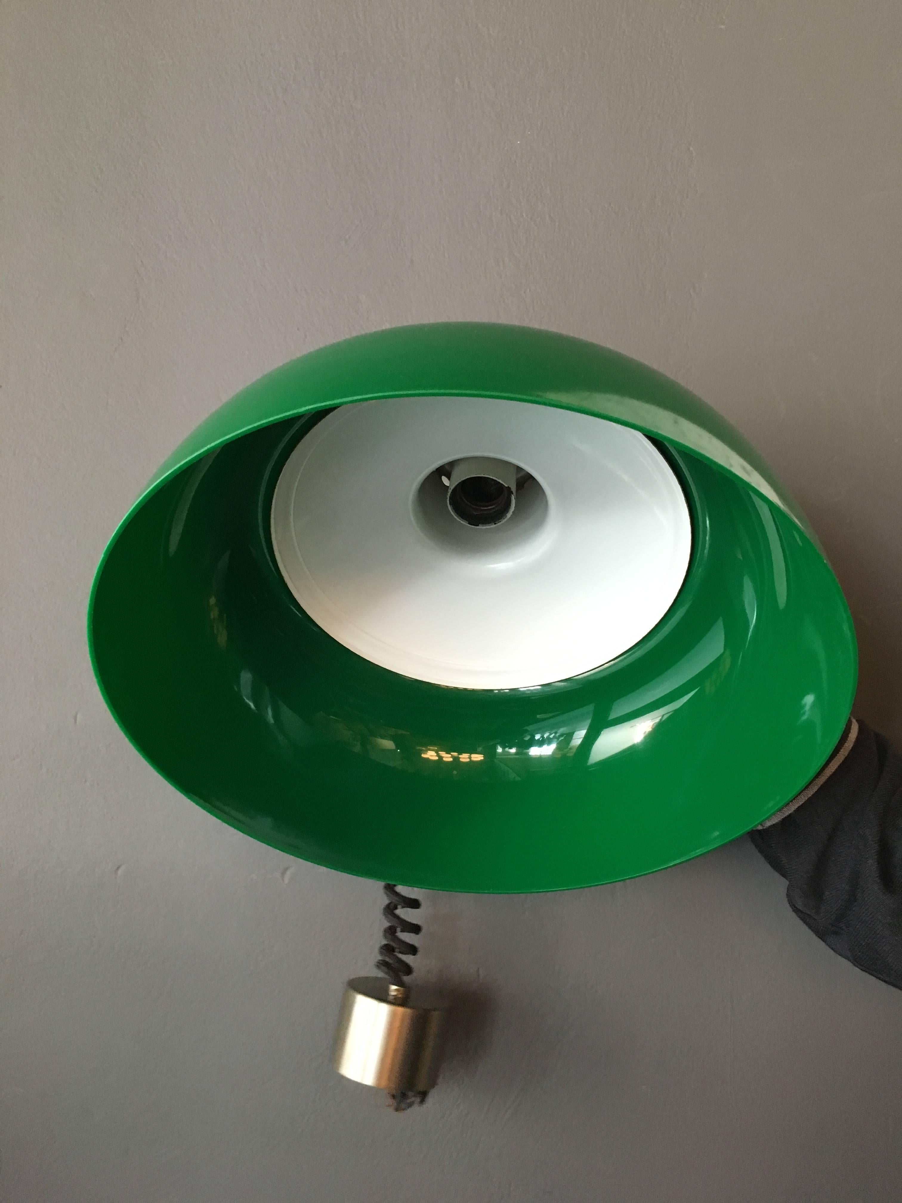 20th Century Vintage Kartell Green Pendant Lamp 4017 Achille Castiglioni