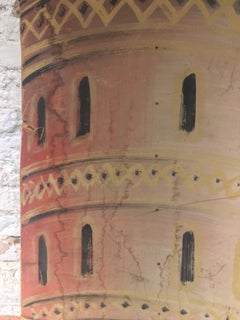 Vintage Scenography Panel Theatrical Backdrop Kremlins, Russia, 20th Century