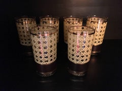 Vintage Glasses Set Paglia Di Vienna Georges Briards Design, 1960