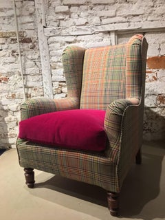 Vintage Bergere Armchair Design, 1960 Etro Pierre Frey