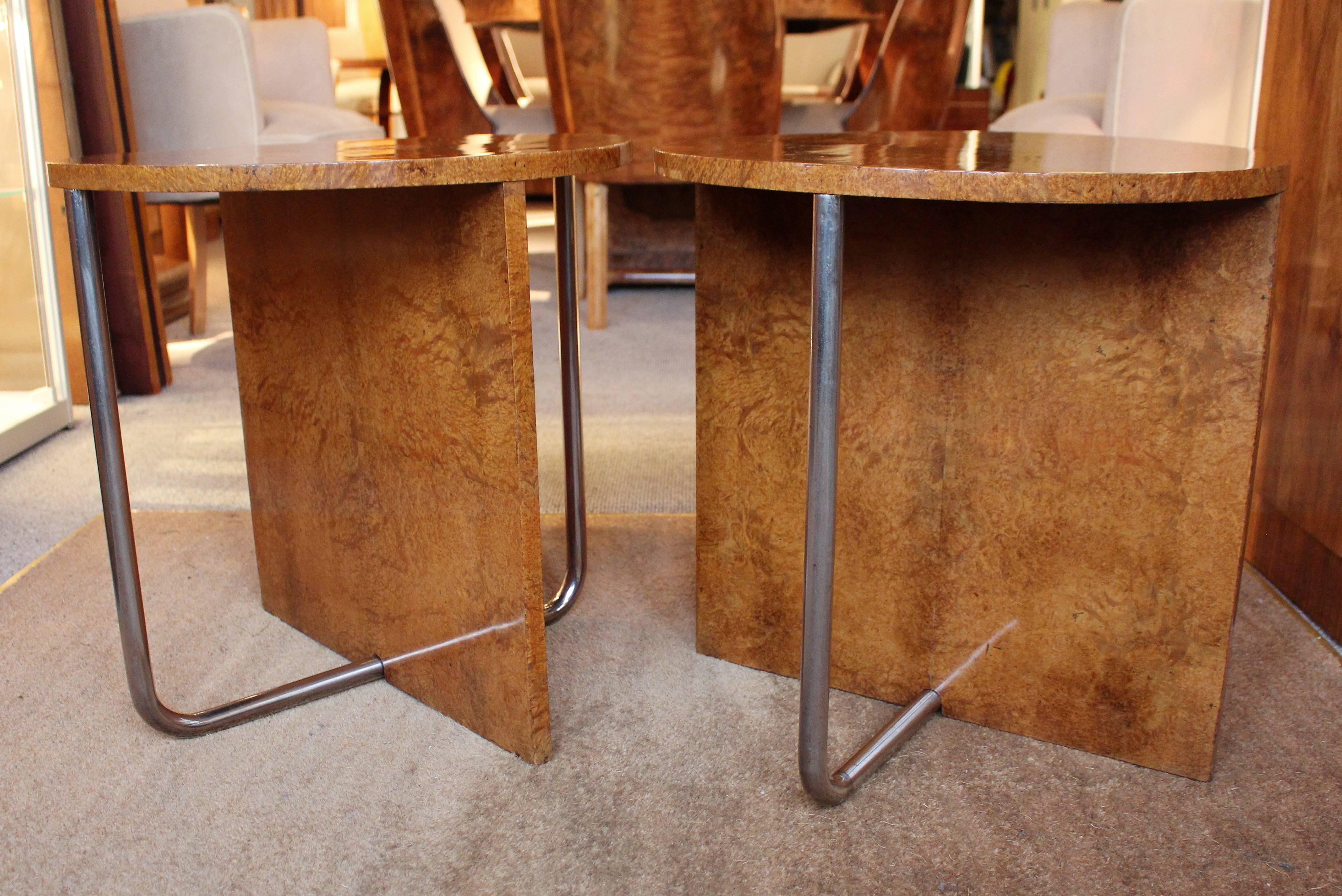 Art Deco Side Tables In Good Condition In Forest Row, East Sussex