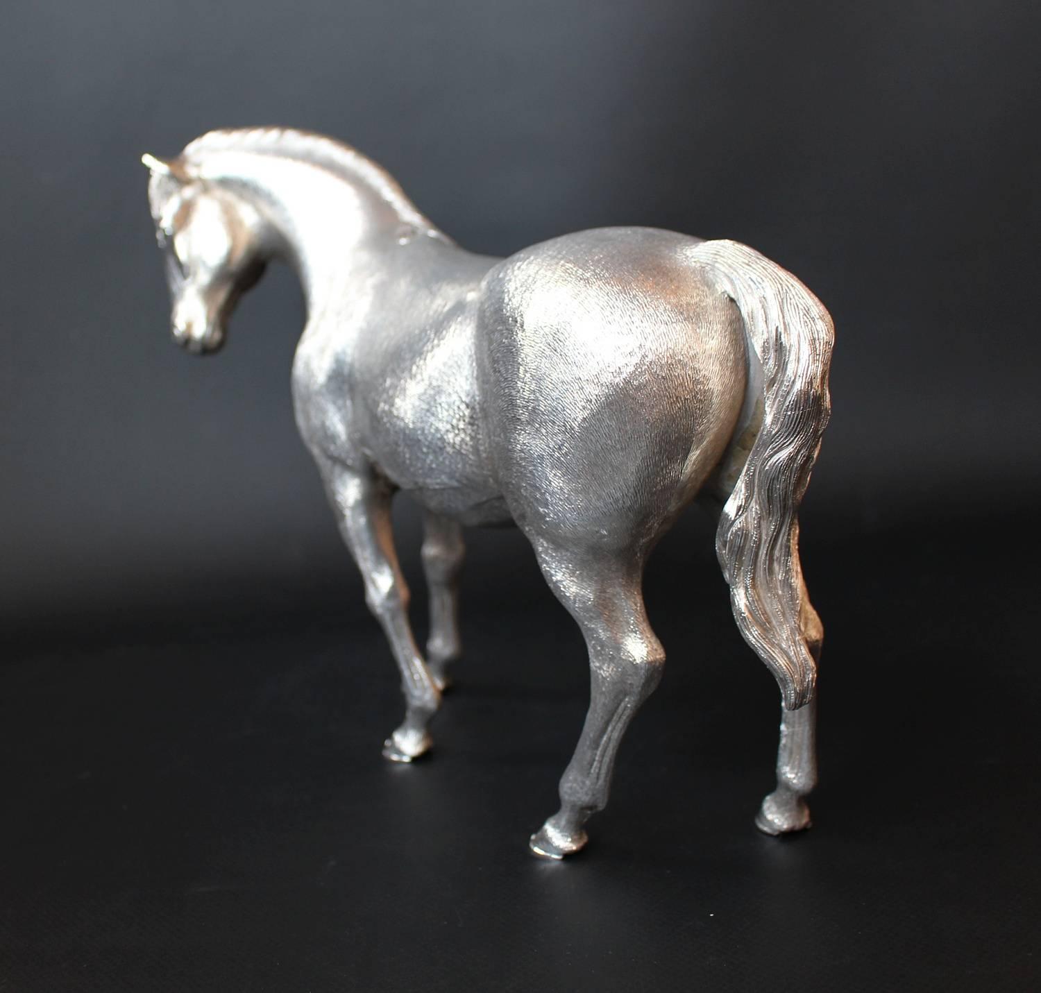 20th Century Silver Horse 1