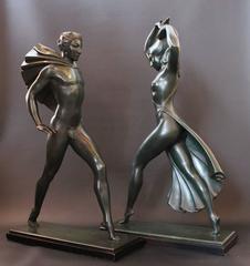 Art Deco Sculpture Pair