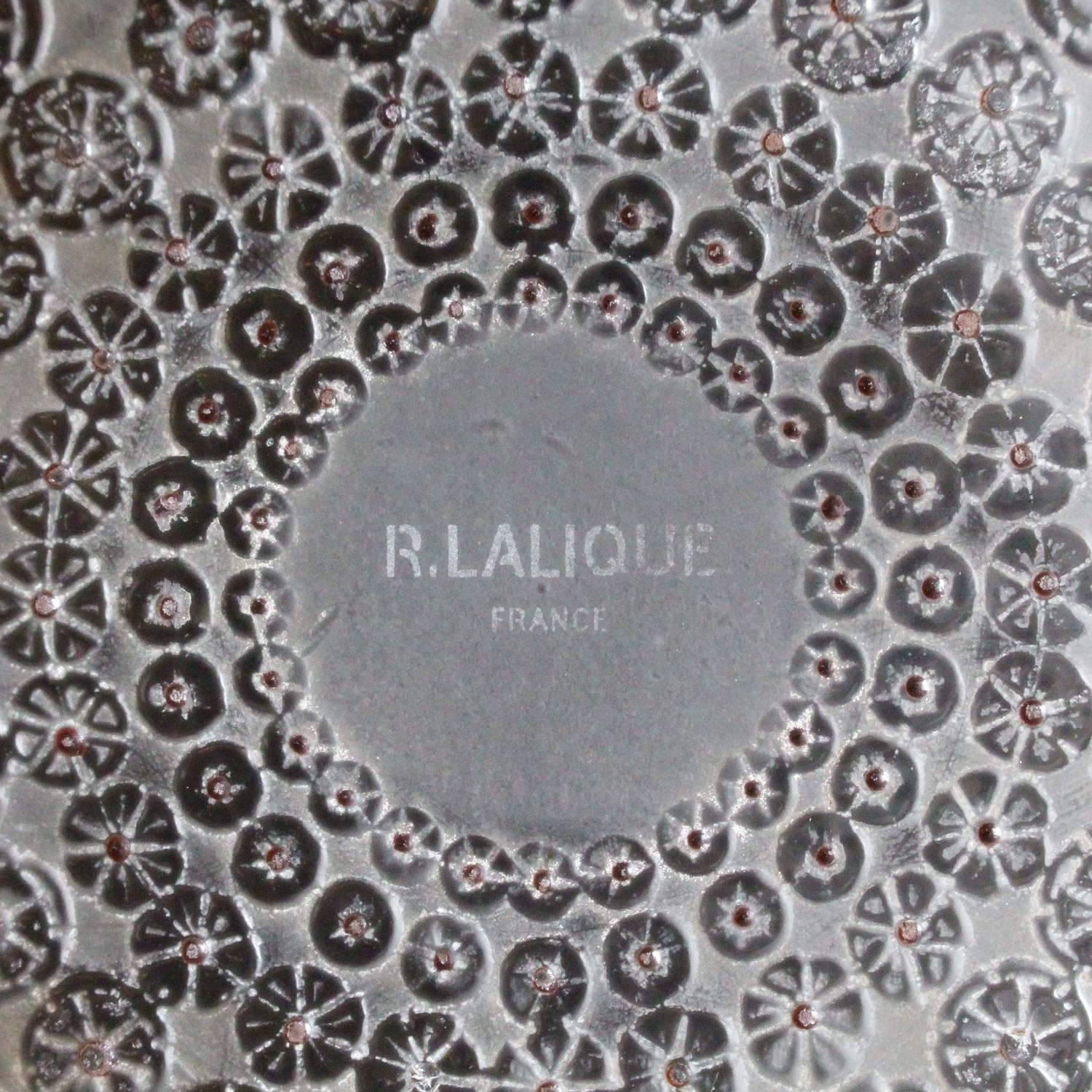 Glass Art Deco Lalique Nemours Bowl