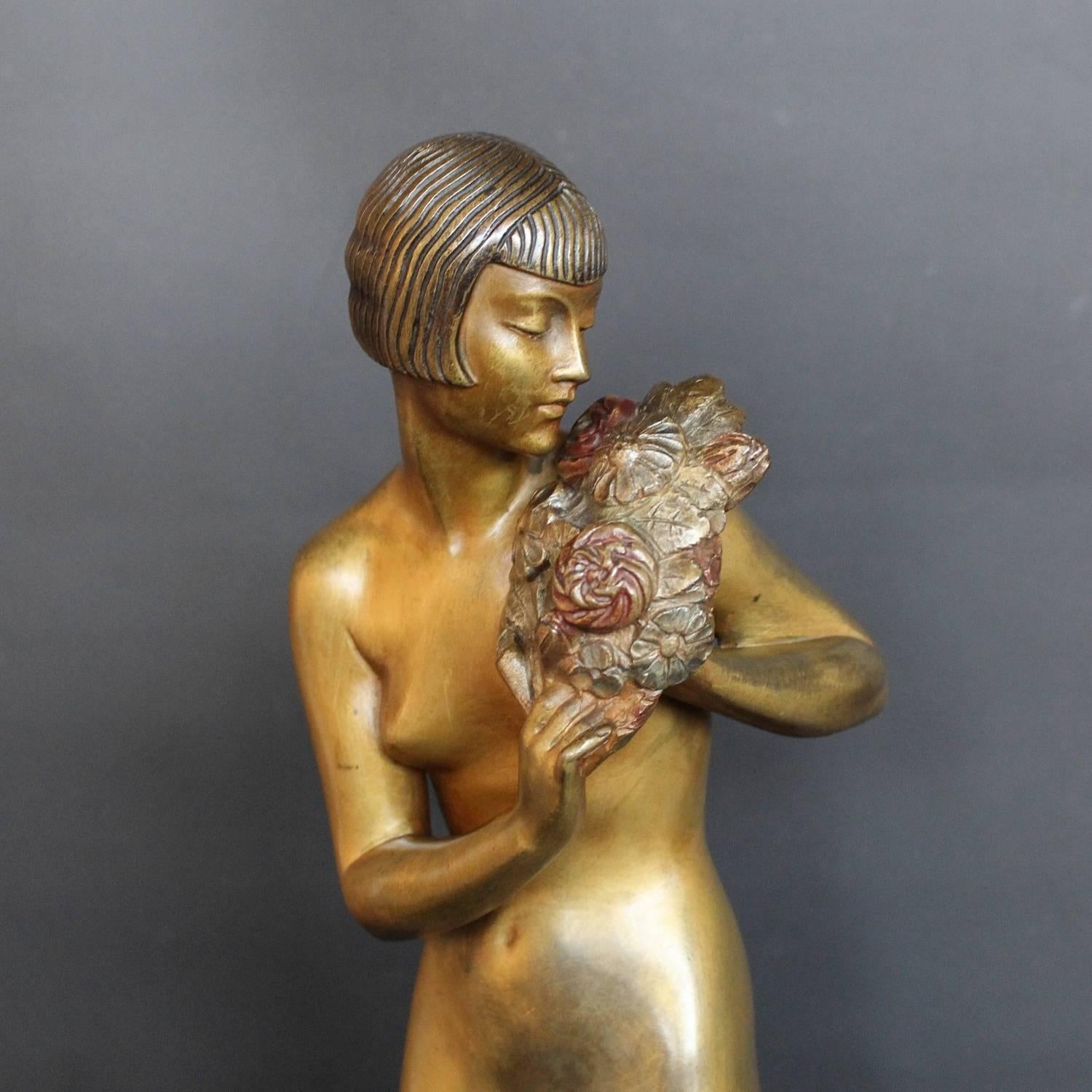 Art Deco Le Faguays Sculpture In Excellent Condition In Forest Row, East Sussex