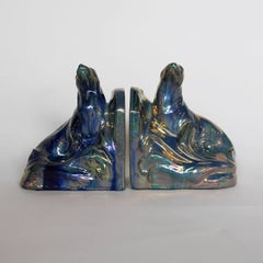 Art Deco Ceramic Bookends