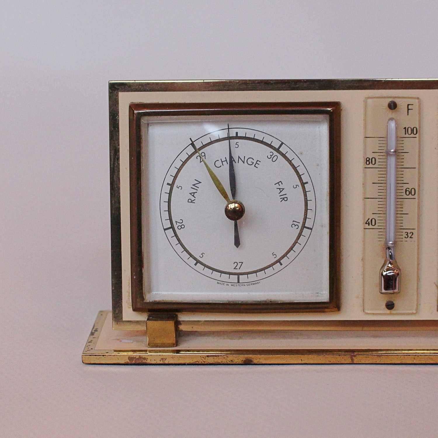 Barometer Thermometer Hygrometer In Good Condition In Forest Row, East Sussex