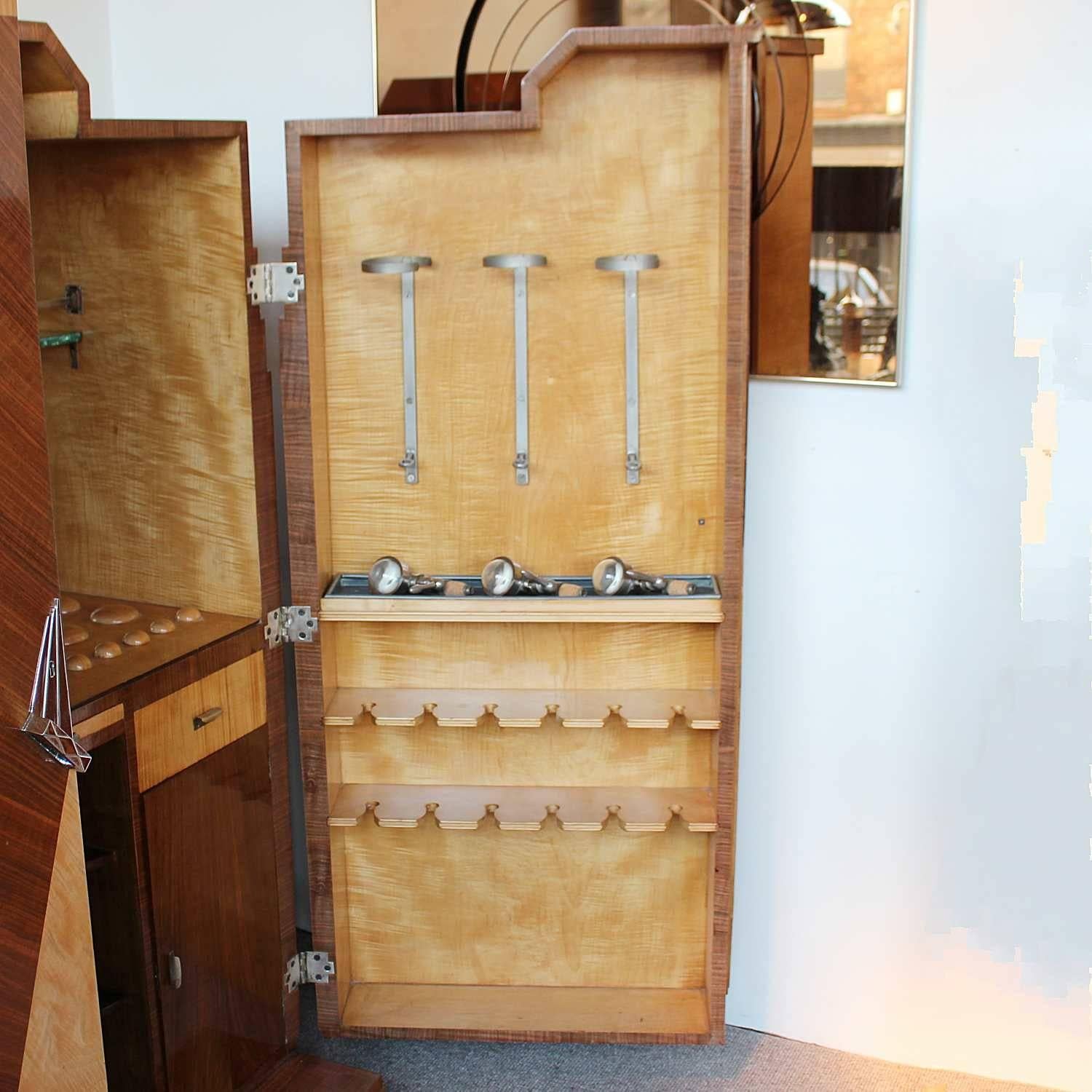 Art Deco Cocktail Cabinet In Good Condition In Forest Row, East Sussex