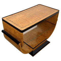 Art Deco Burr Walnut Coffee Table by Harry & Lou Epstein