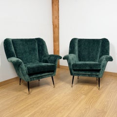 A Pair of Mid-Century Italian Lounge Chairs