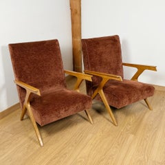 A Pair of Mid-Century Italian Armchairs