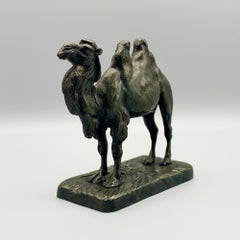 Escultura de un camello de finales del siglo XIX, obra de Alfred Barye, hacia 1880