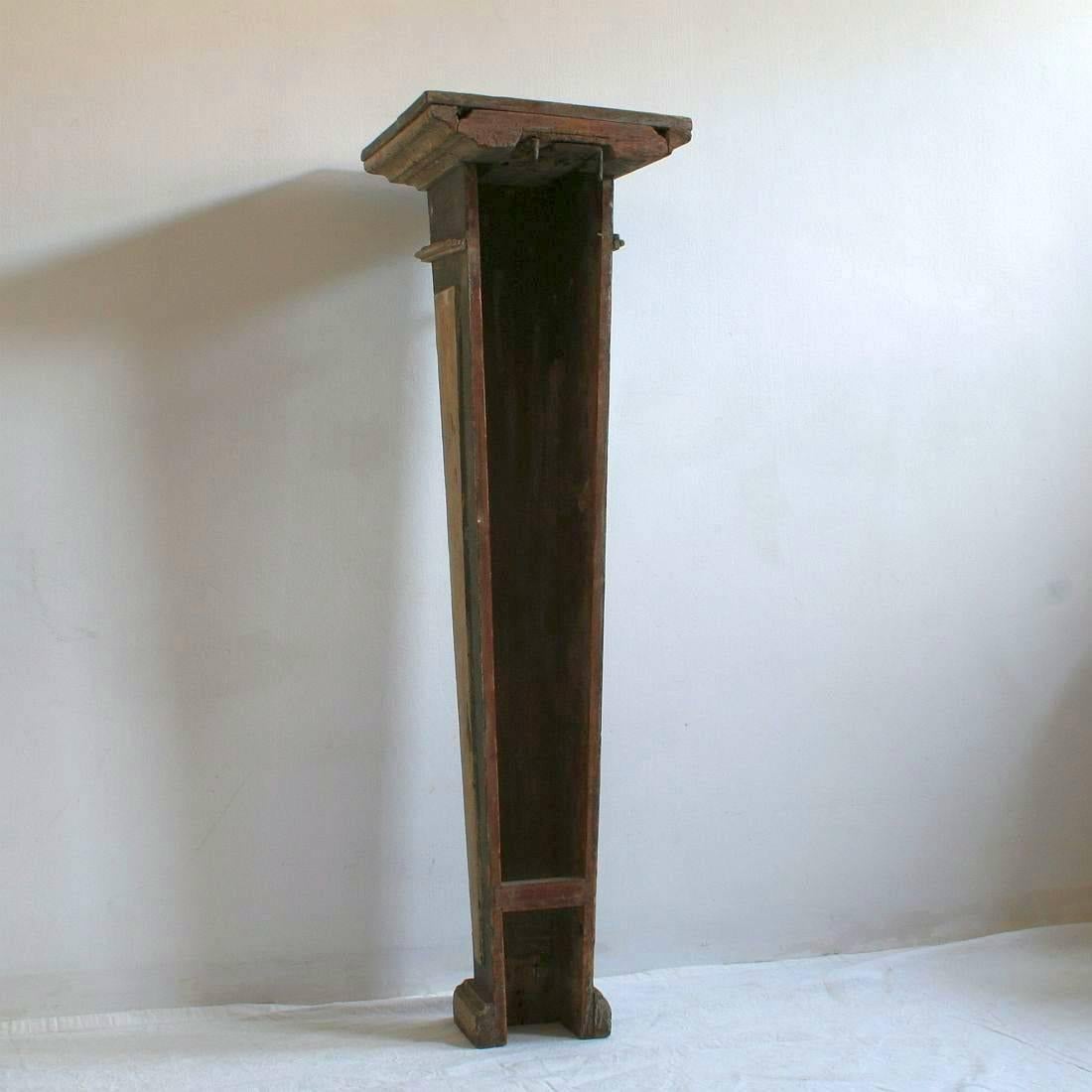 Other 18th Century French Wood Painted Pedestal