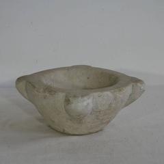 Couple of Late 18th Century French White Marble Mortars