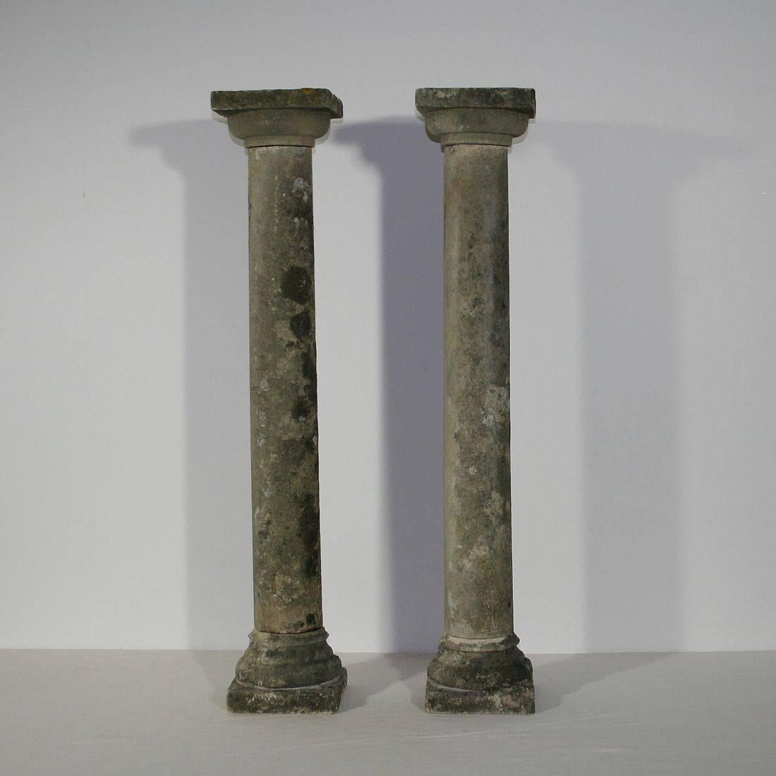 French 19th Century Stone Columns 1