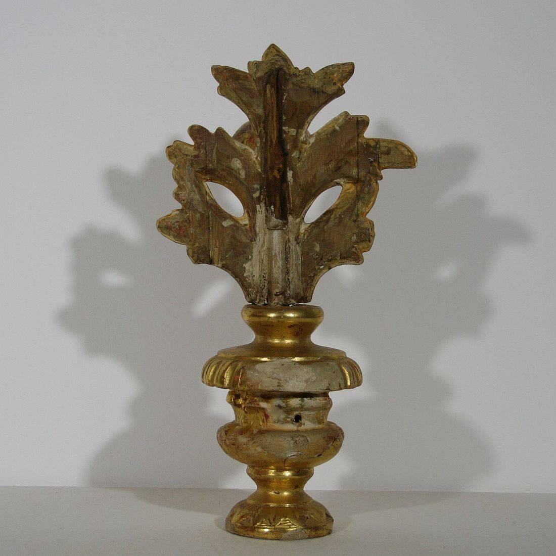 Wood 18th Century Italian Giltwood Baroque Ornament
