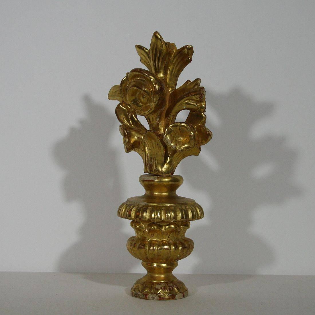 Beautiful giltwood bouquet
Italy, circa 1750
Despite of it's age in a good condition. Weathered, small losses.