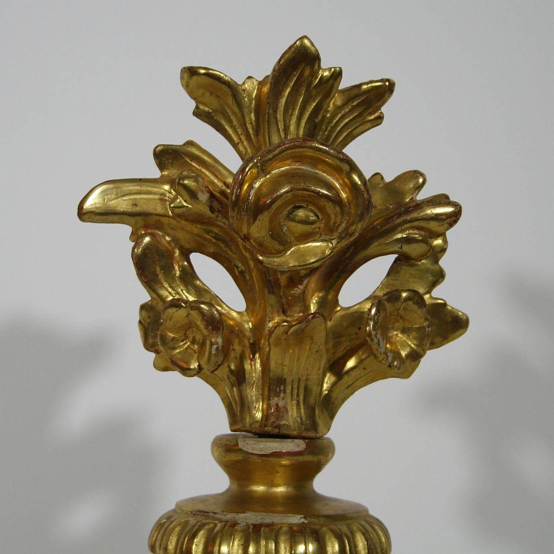 18th Century Italian Giltwood Baroque Ornament 2