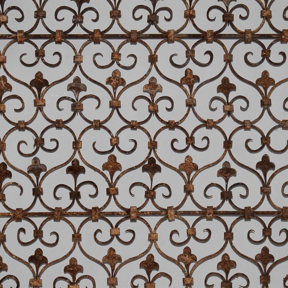 French 18th Century Hand-Forged Iron Church Fence 2