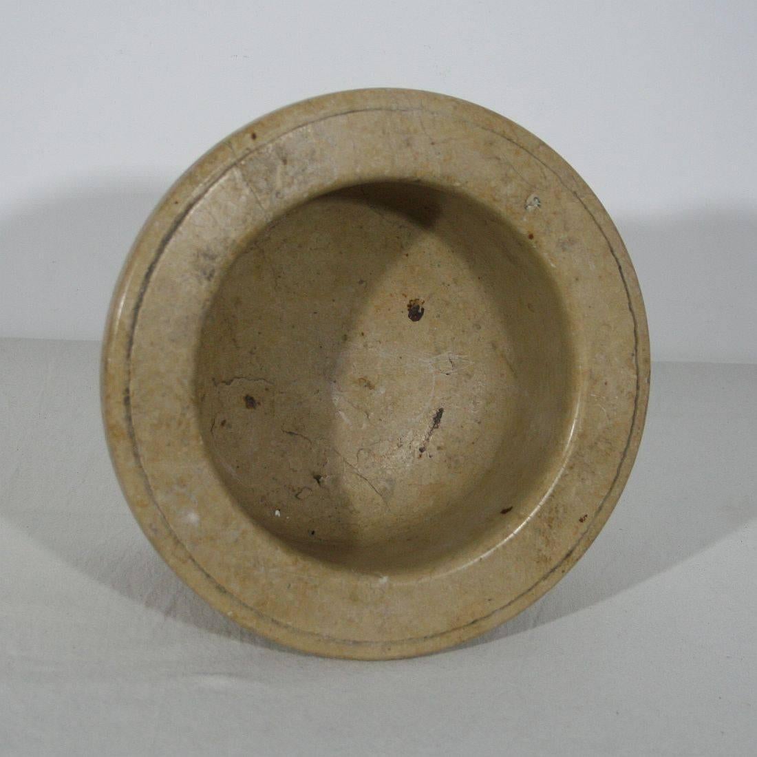 18th Century, French Large Marble Mortar 1