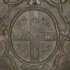 French 18th Century, Carved Keystone, 1755