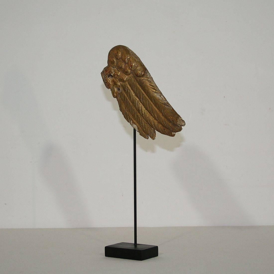 wood carved wings