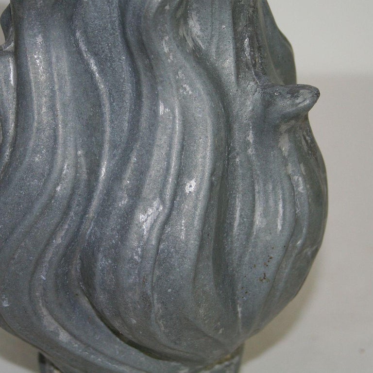 Pair of 19th Century French Zinc Roof Finials at 1stDibs