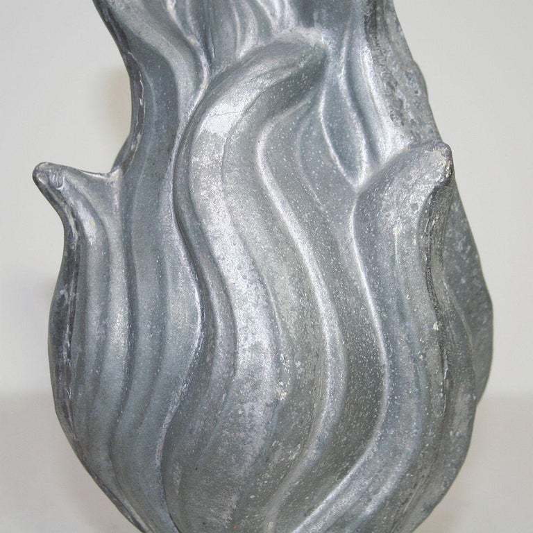 Pair of 19th Century French Zinc Roof Finials at 1stDibs