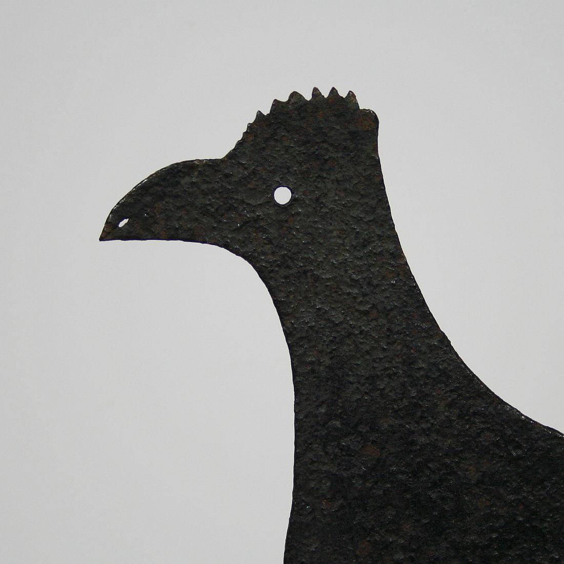 18th-19th Century, French Folk Art Hand Forged Iron Rooster, Weathervane 4