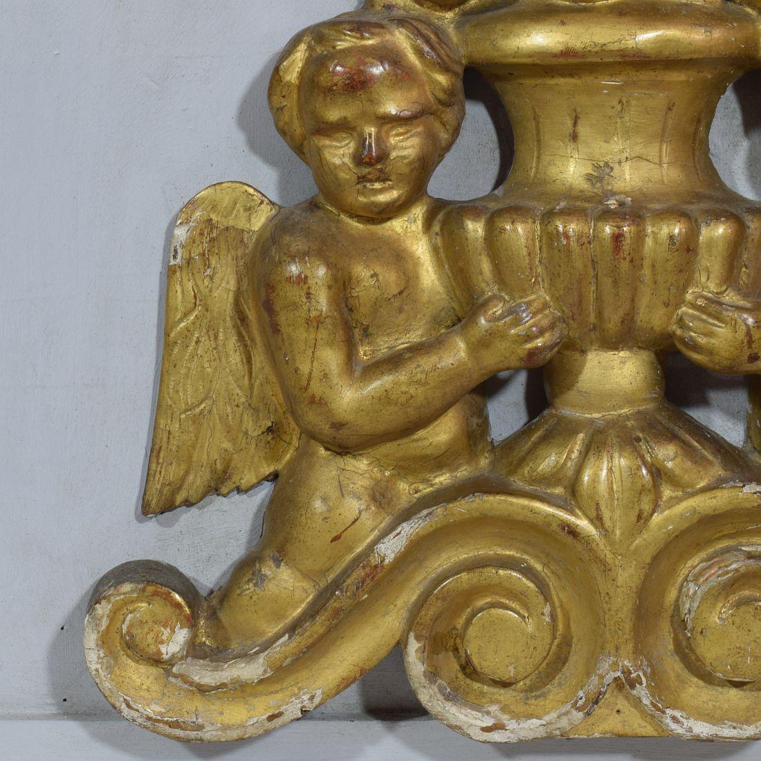 18th Century Italian Neoclassical Carved Wooden Altar For Sale 8