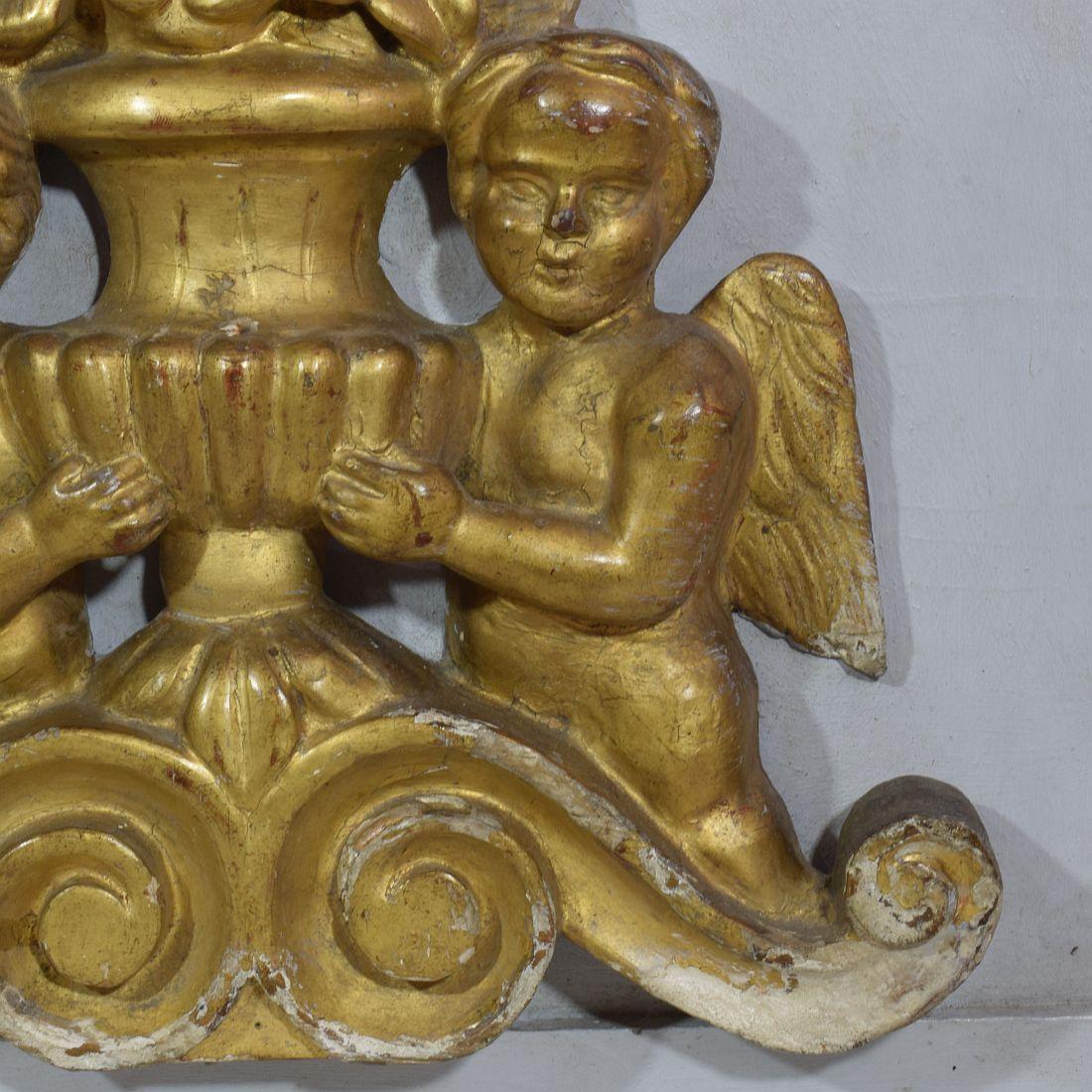 18th Century Italian Neoclassical Carved Wooden Altar For Sale 9