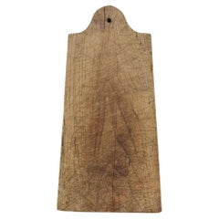 Planche à découper en bois épais, 19e siècle, France