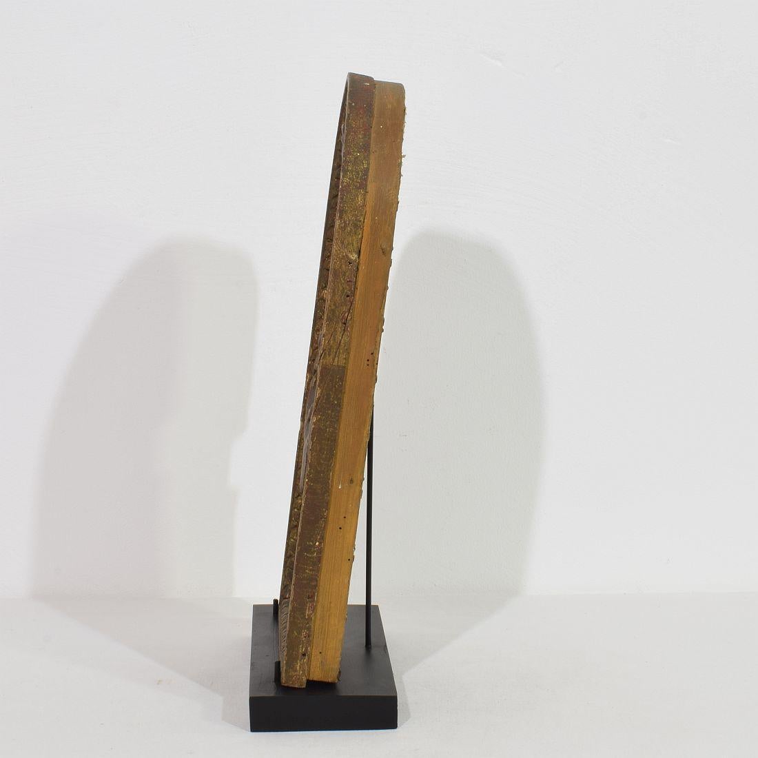 Pannello in legno francese del XVIII secolo con Madre Ann e Maria In condizioni buone in vendita a Buisson, FR