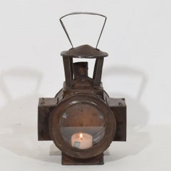 French, Late 19th Century early 20th century, Metal Lantern