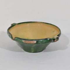 Antique French Terracotta Tian Mixing Bowl, circa 1800-1850