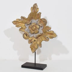 18th-Century Portuguese Giltwood Sculpture on Custom Museum Stand