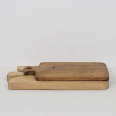 Pair French 19th Century French Rustic Cutting and Chopping Boards