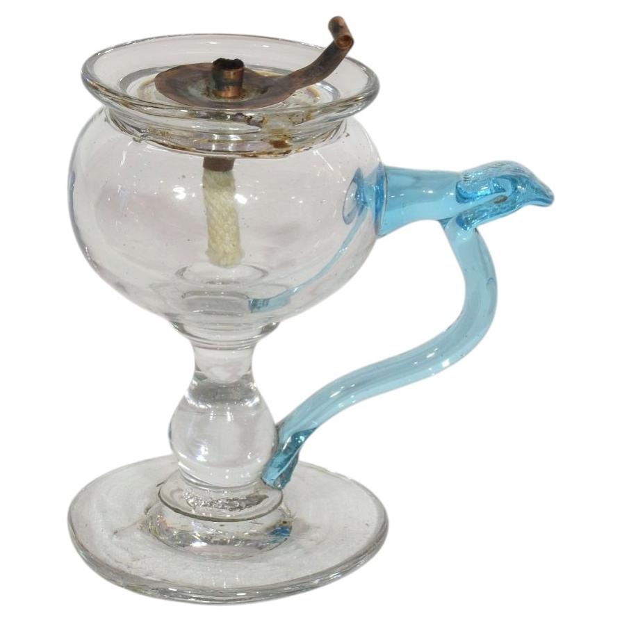 When did they start using oil lamps?
