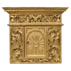 17th Century Italian Baroque Giltwood Tabernacle